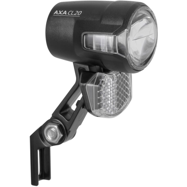 Axa KOPLAMP COMPACTLINE 20 E-BIKE 6-12V ZW Zwart