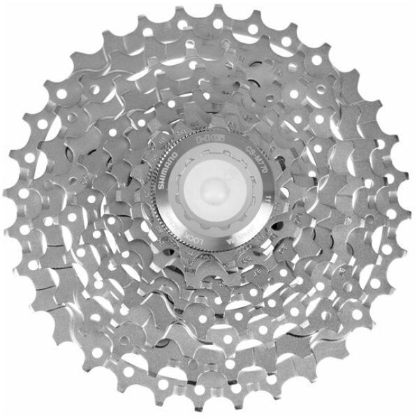 Shimano CASSETTE SH 9V XT Zilver